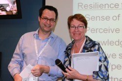 Petrus with past President of ATSS, Sue Pinkerton at the 2011 ATSS conference