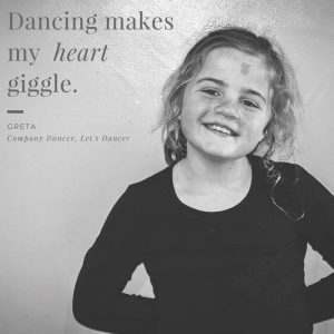 Celebrating her love of dance