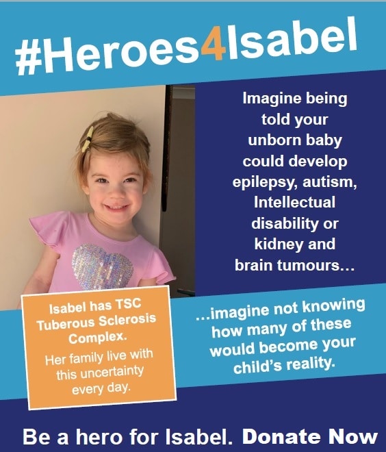 Be a Hero4kids like Isabel