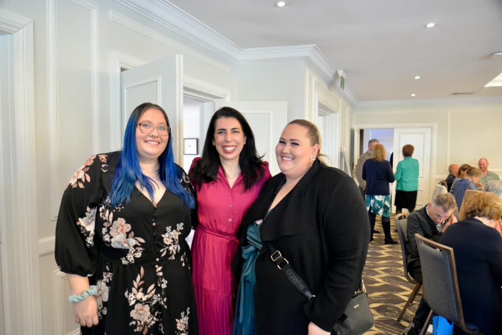 Clarissa and sister with Deb