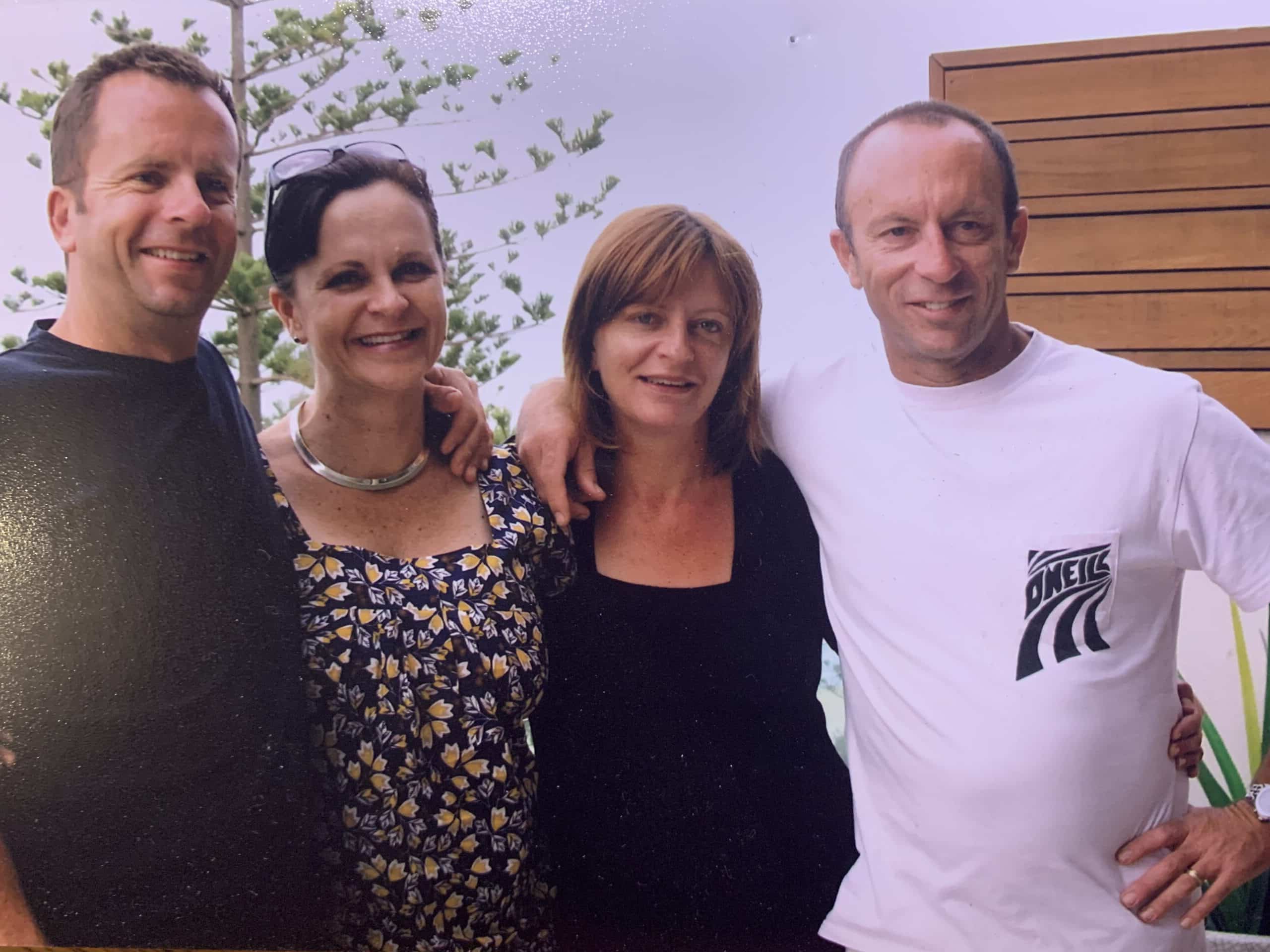 With twin sister Megan and older brothers Adam and Mark. Turning 40 two years prior to LAM 2 scaled e1714955839802